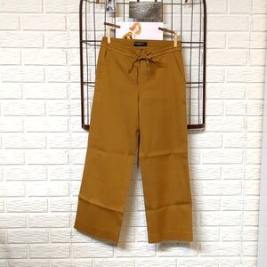 Liverpool Kelsey crop pant tie waist size 2/26 Dijon Gold